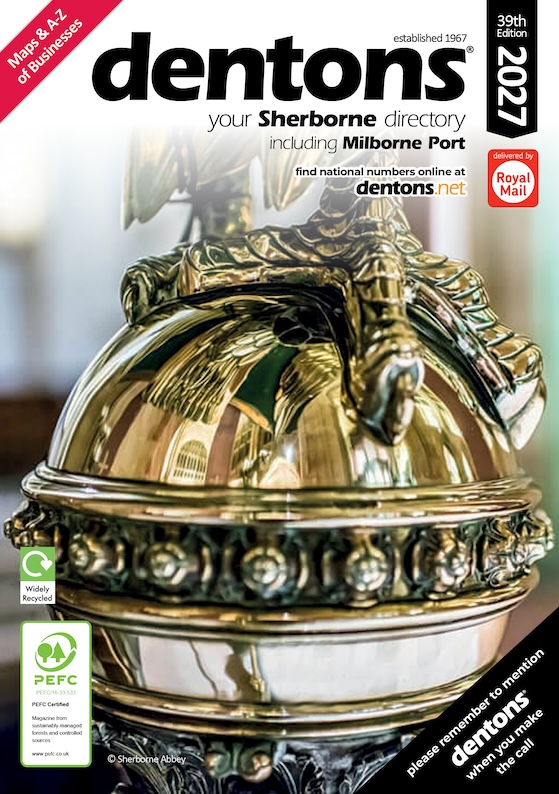 Sherborne 2027 Front Cover-Sherborne Abbey Eagle Claw